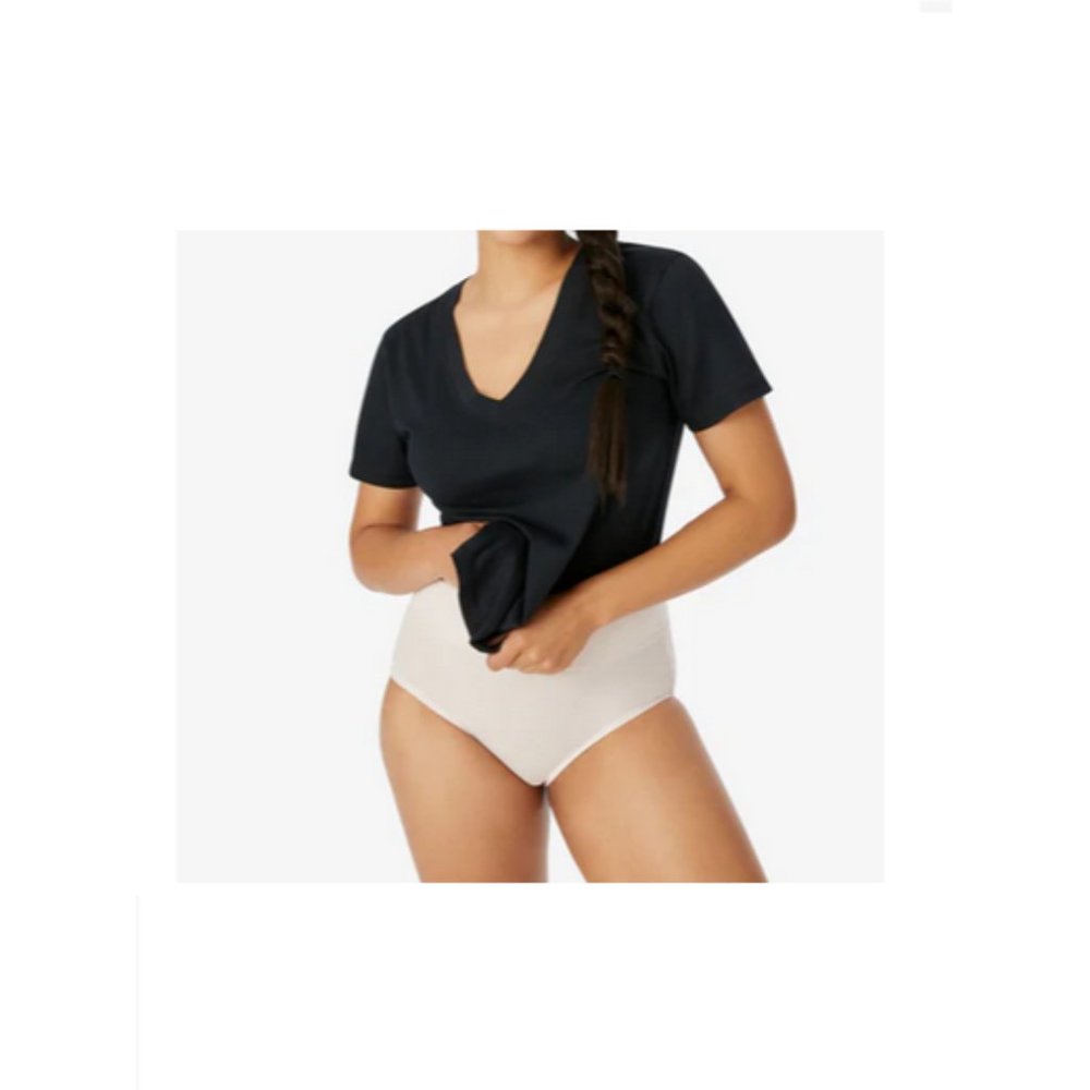 in common Black V Neck Women T‎ Shirt Size S